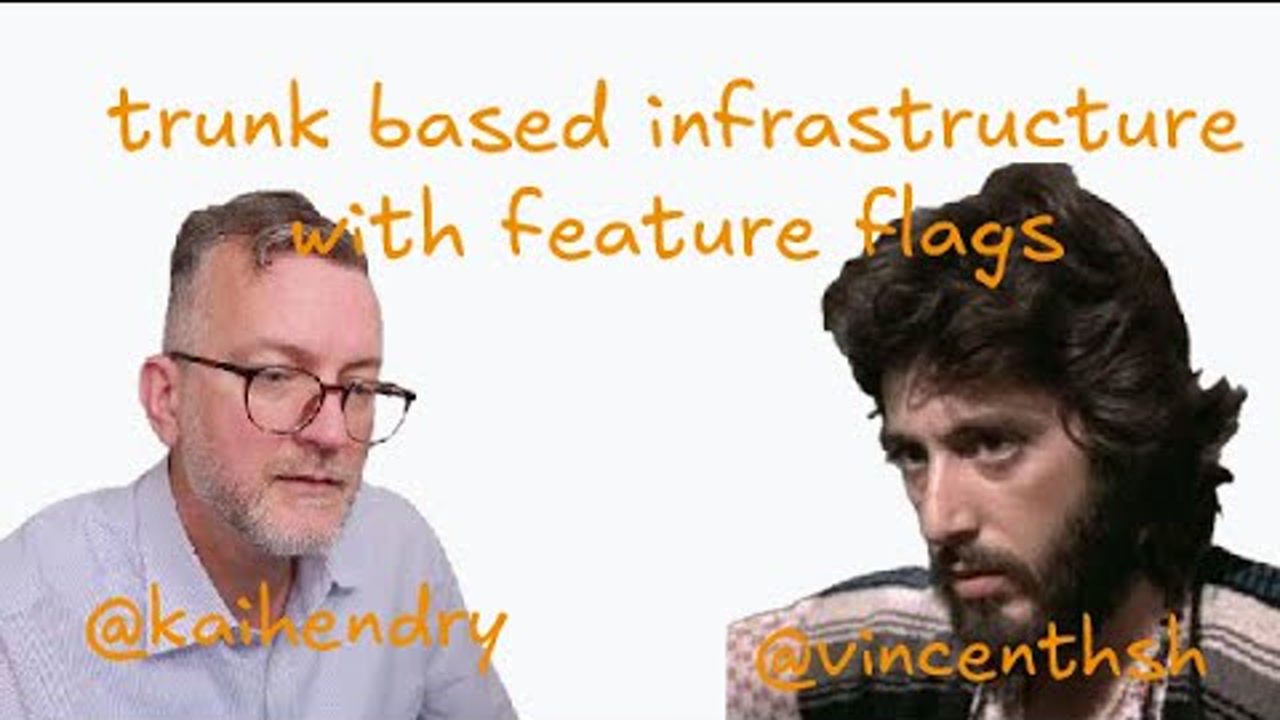 Trunk based infrastructure with feature flags