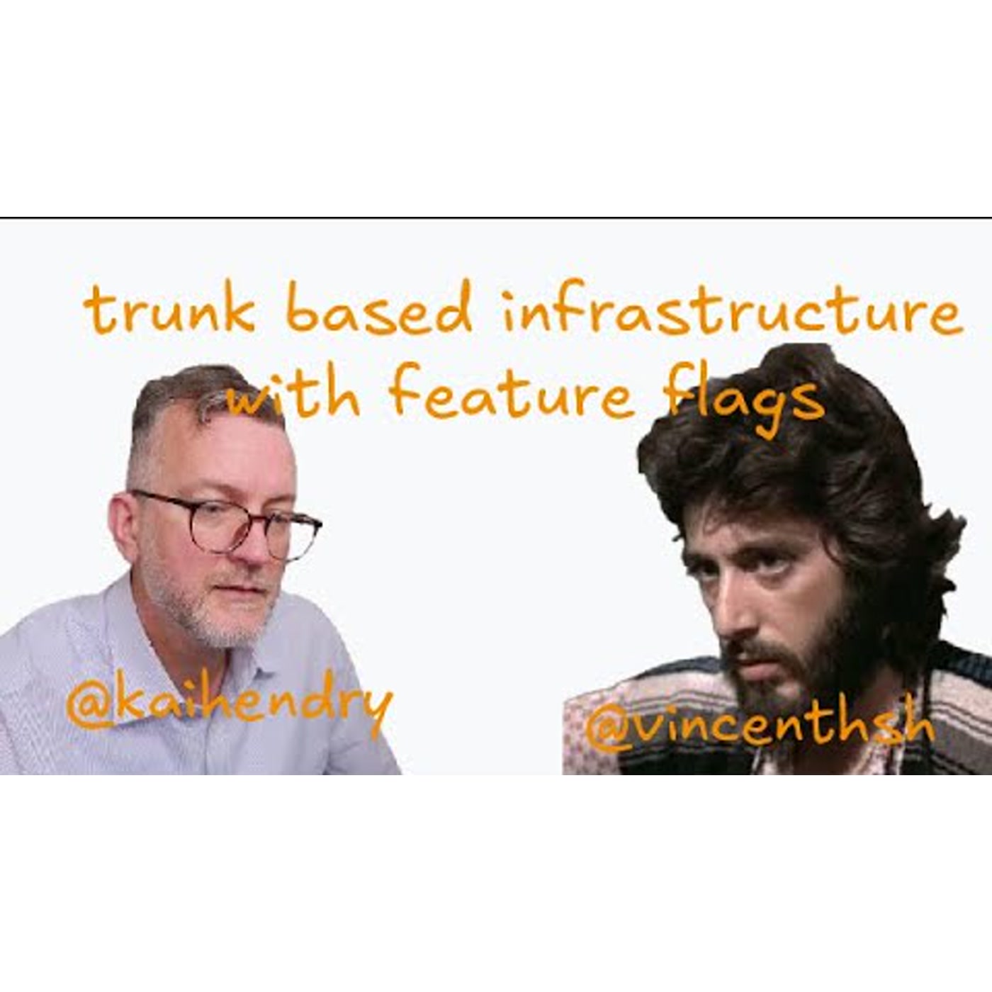 Trunk based infrastructure with feature flags
